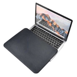 COCOTEETCI LEATHER LINER BAG FOR MAC BOOK 15.4